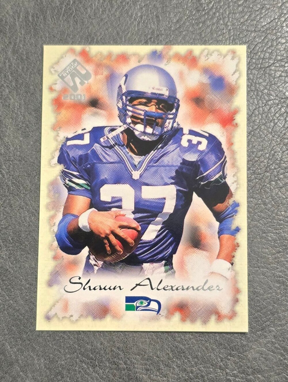 2001 Pacific Private Stock #87 Shaun Alexander Football Card